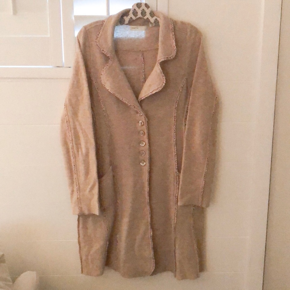 Anthropologie Sleeping On Snow Wool Jacket